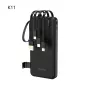 Dudao K11 Pro 20000 mAh powerbank zwart