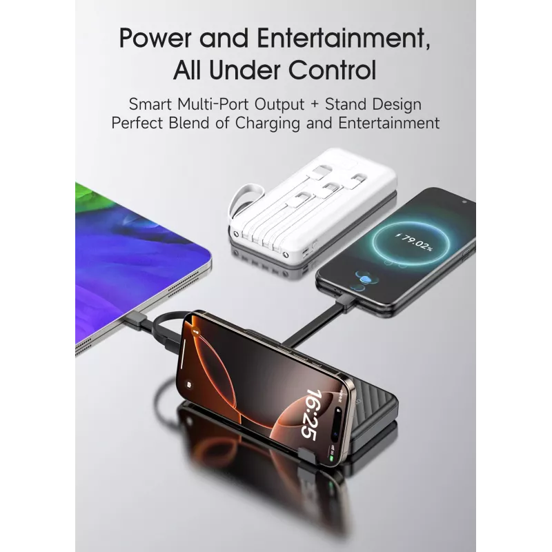Dudao K11 Pro 20000 mAh powerbank zwart