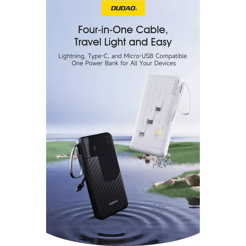 Dudao K11 Pro 20000 mAh powerbank zwart