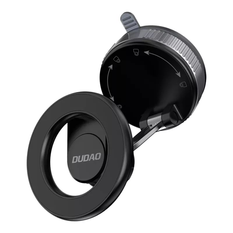 Dudao F24X autohouder met zuignap, MagSafe-compatibel - zwart