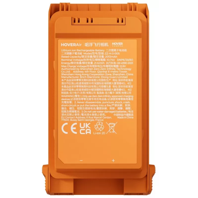 HVR HoverAir AQUA smart accu (LiPo 7,7V 1050mAh) voor HoverAir X1-drone