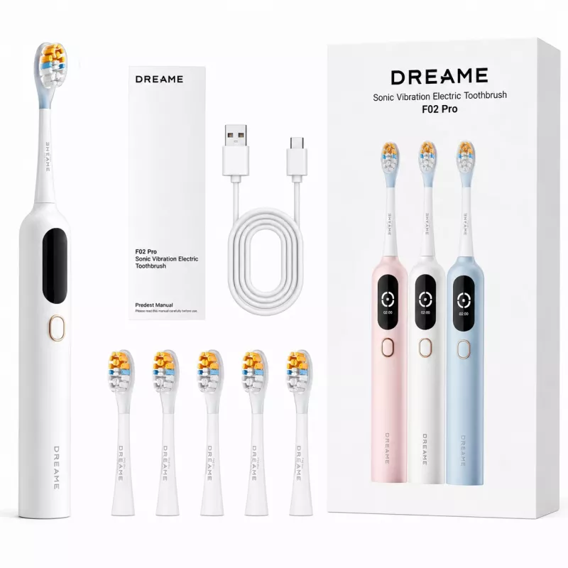 Dreame F02 Pro Sonische Tandenborstel, Set, wit