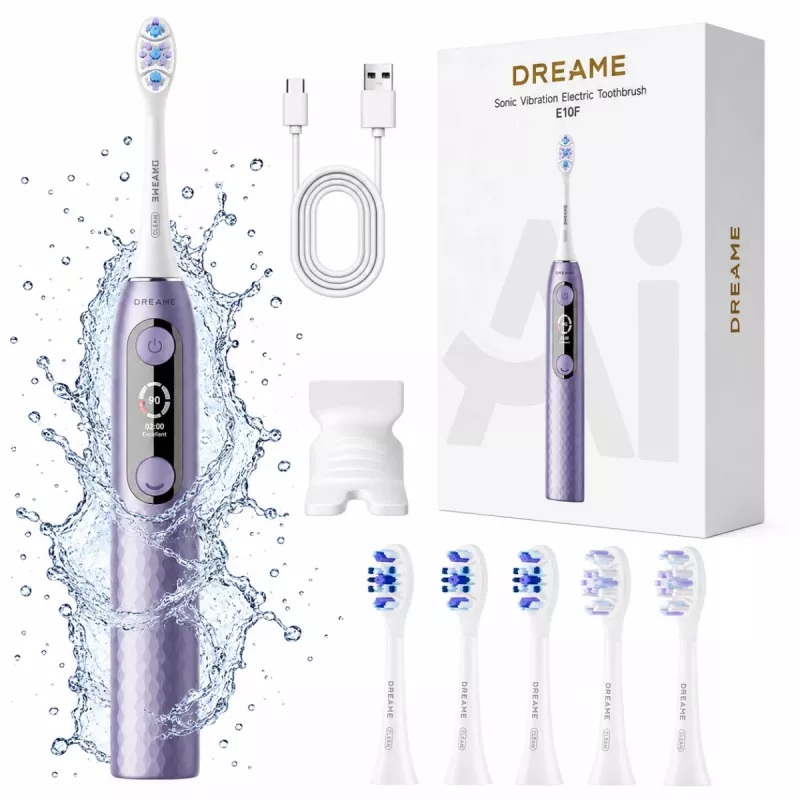 Dreame E10F Sonische Tandenborstel, Set, violet
