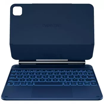 Typecase Edge Keyboard Case voor iPad Air 11 M2 2024 / M3 2025 / M4 2026, lichtblauw