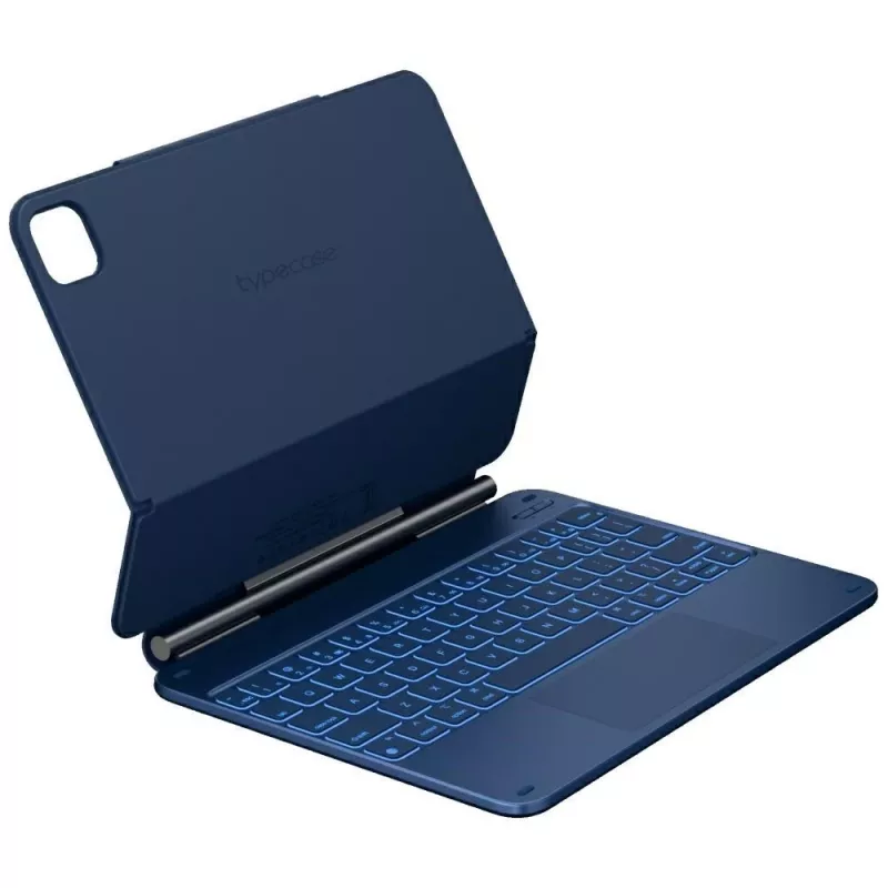 Typecase Edge Keyboard Case voor iPad Air 11 M2 2024 / M3 2025 / M4 2026, lichtblauw