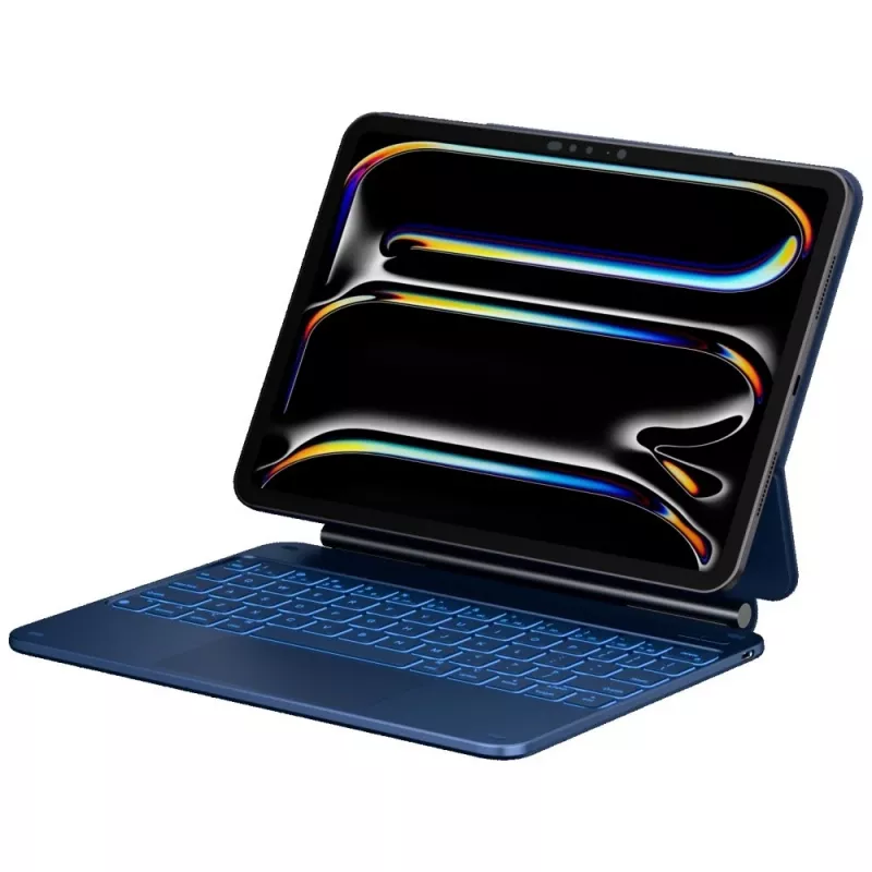 Typecase Edge Keyboard Case voor iPad Air 11 M2 2024 / M3 2025 / M4 2026, lichtblauw