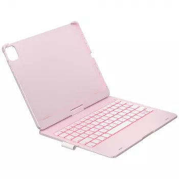 Typecase Flexbook Touch afneembare toetsenbord-foliohoes voor iPad Air 11 M2 2024 / M3 2025 / M4 2026, lichtroze