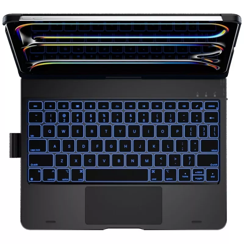 Typecase Flexbook Touch toetsenbordhoes voor iPad Pro 11 2024/2025, zwart