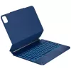 Typecase Edge Keyboard Case voor iPad Air 13 M2 2024 / M3 2025 / M4 2026, pacificblauw