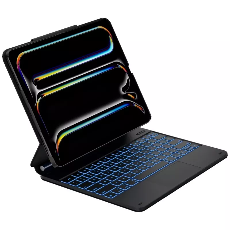 Typecase Edge + toetsenbordcase voor iPad Air 13 M2 2024 / M3 2025 / M4 2026, zwart