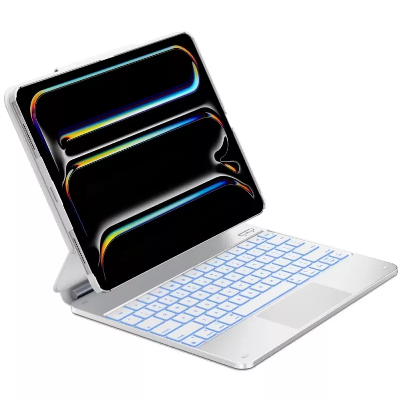 Typecase Edge + toetsenbordcase voor iPad Air 13 M2 2024 / M3 2025 / M4 2026, wit