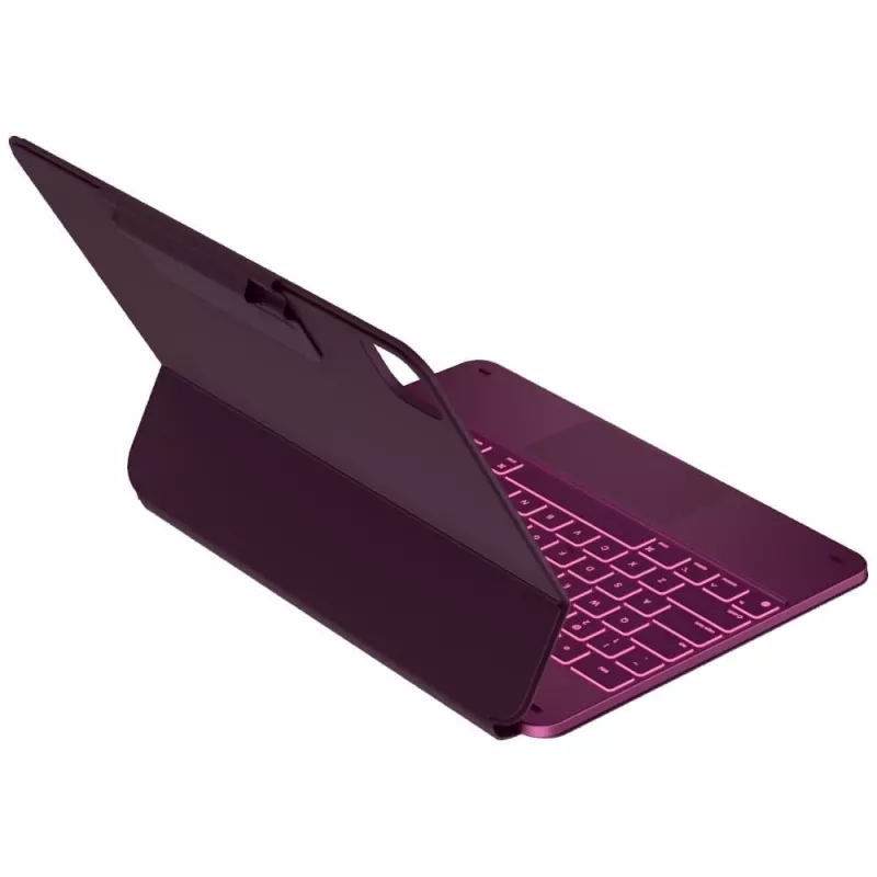 Typecase Edge toetsenbordhoes voor iPad Air 13 2024/2025, framboosrood