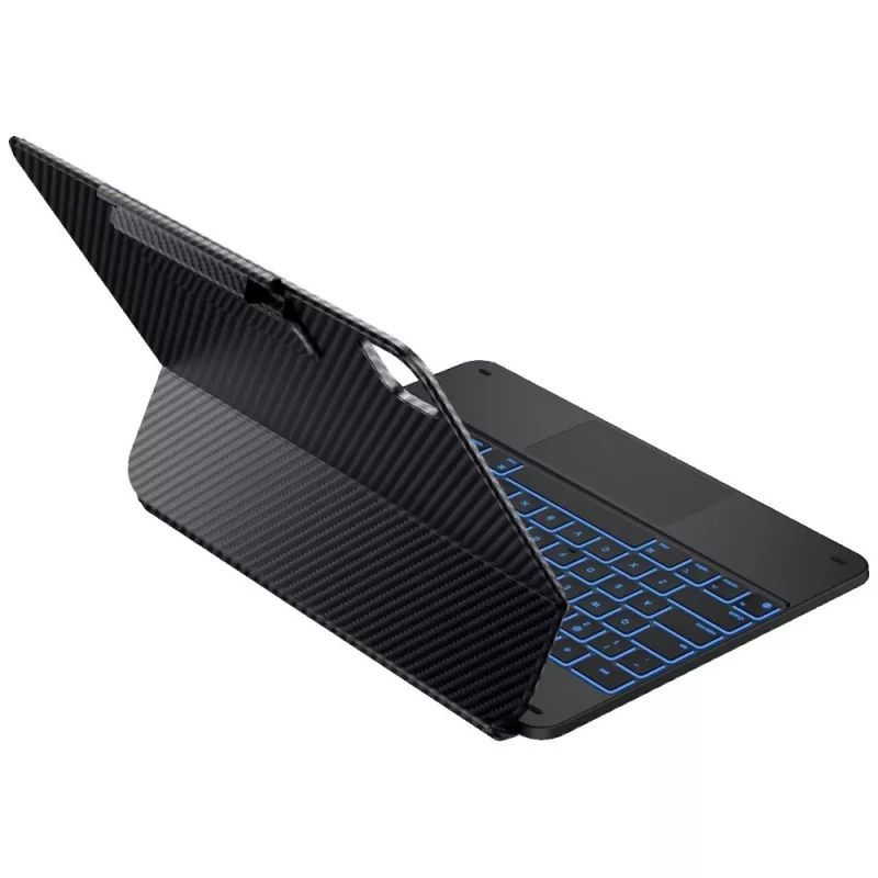 Typecase Edge toetsenbordhoes voor iPad Air 13 2024/2025 Carbon Fiber