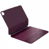 Typecase Edge Keyboard Case voor iPad Pro 13 2024/2025, framboosrood