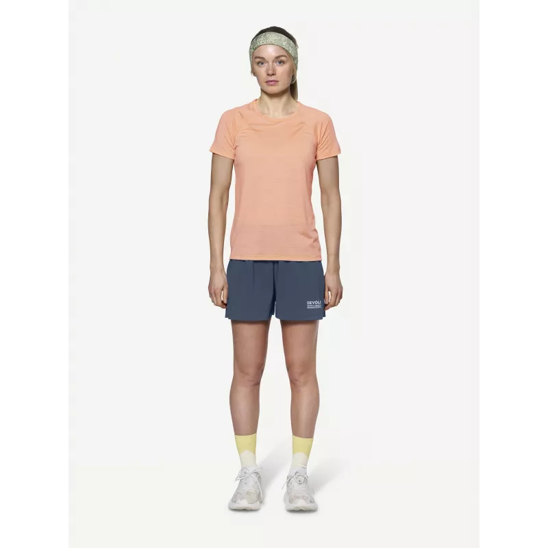 Devold Endurance Merino 130 Tee - sunrise - maat S - dames baselayer T-shirt