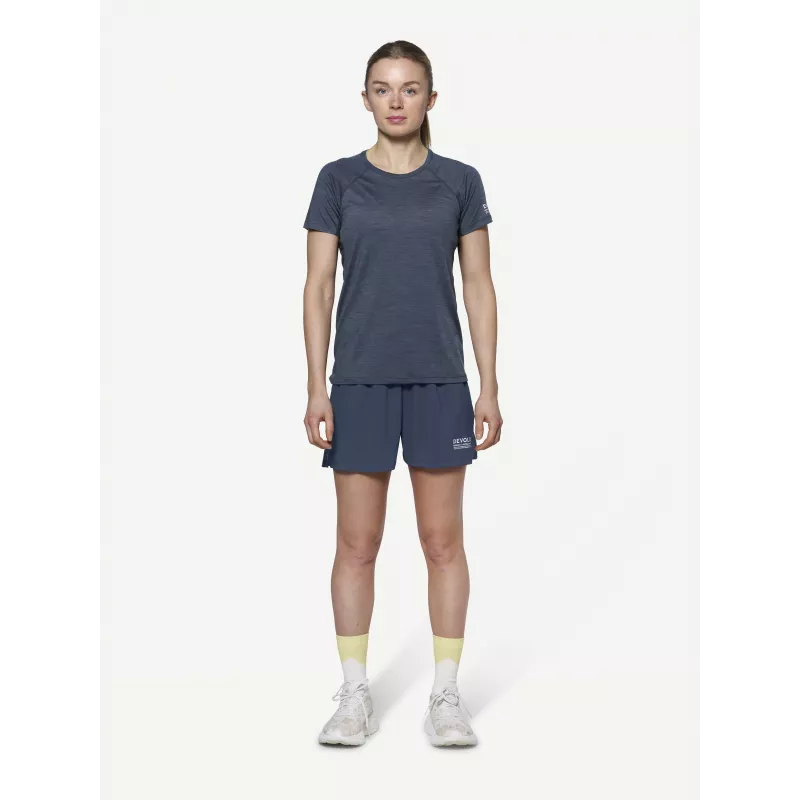 Devold Endurance Merino 130 Tee dames thermoshirt - night, maat M