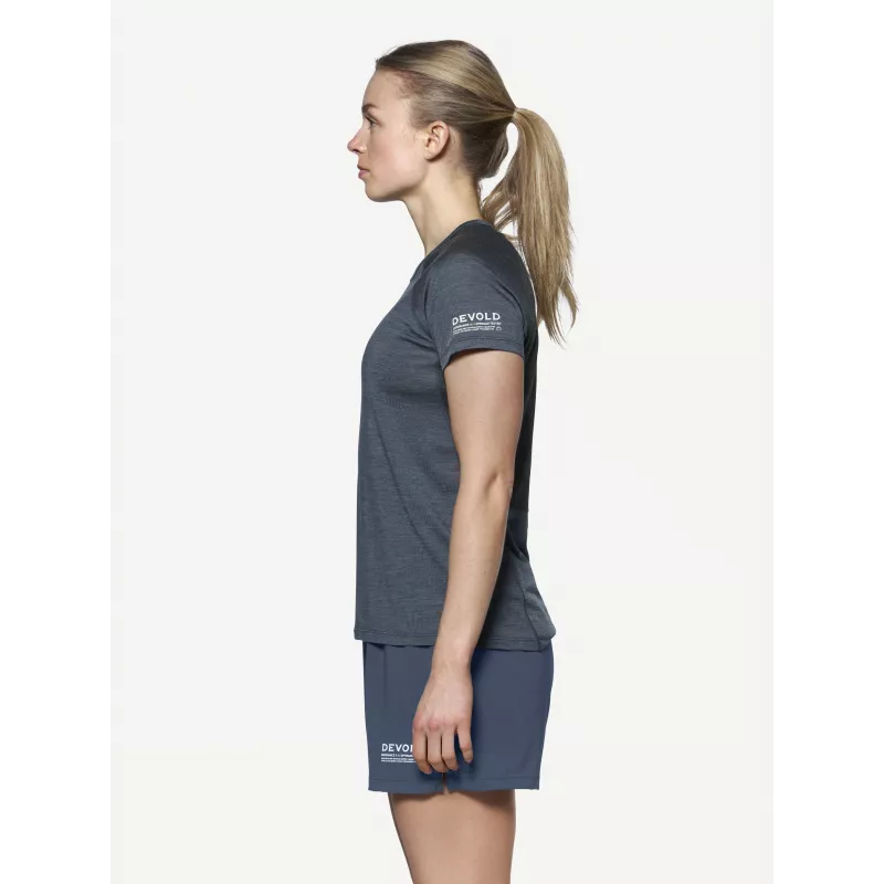 Devold Endurance Merino 130 Tee dames baselayer T-shirt - night, maat S