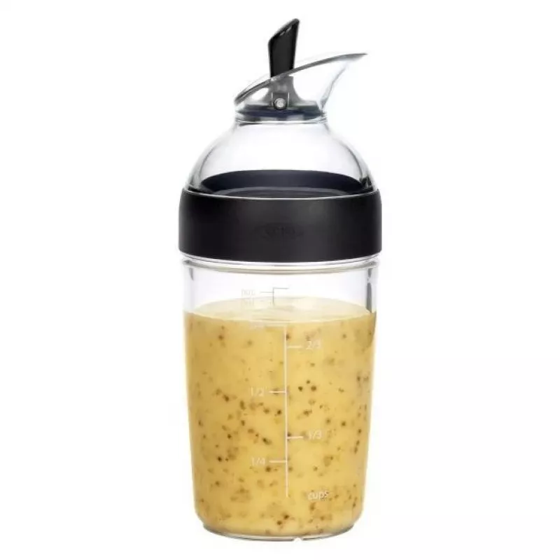 OXO Good Grips saladedressing shaker 236ml zwart