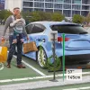 Barkan EV140FC EV-laadstandaard 145 cm zwart