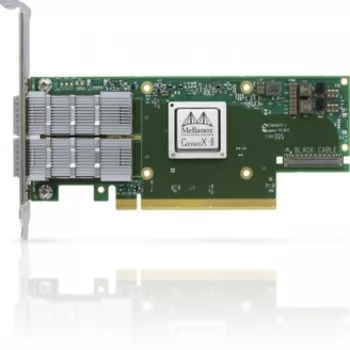 Mellanox NVIDIA ConnectX-6 VPI MCX653106A-HDAT-SP netwerkadapterkaart - HDR IB (200 Gb/s) en 200GbE dual-port QSFP56 PCIe 4.0 x16 tall bracket