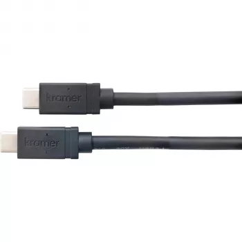 Kramer Electronics C-U32/FF-6 USB 3.2 Gen 2 USB-C naar USB-C-kabel 1,8 m zwart