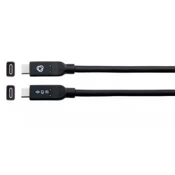 Kramer Electronics C-U32/MFF-10 passieve USB-C-kabel (USB-C-stekker naar USB-C-stekker, 4K@60Hz 4:4:4, 10 Gbit/s, flexibel) - 3 m