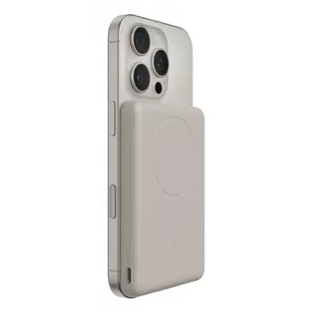 Belkin BoostCharge Slim BPD020HQSA magnetische powerbank 5000 mAh, 7,5 W, Sand