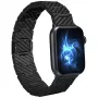 PITAKA Carbon Fiber Link Band Retro voor Apple Watch 42/44/45/49mm zwart grijs