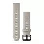 Garmin 20 mm siliconen horlogeband, Lightsand, 010-13102-04