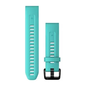 Garmin 20 mm siliconen armband voor horloges, Aqua, 010-13102-05