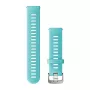 Garmin siliconen horlogeband voor Venu/Forerunner 645/245/55, Turkoois, 010-11251-9R