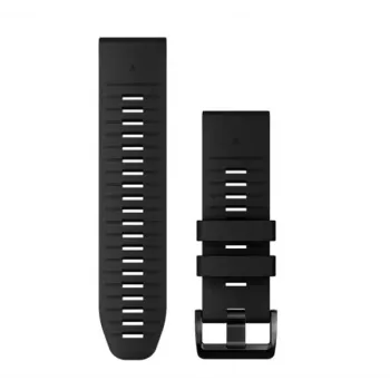 Garmin QuickFit 26 mm siliconen armband voor horloges, zwart (010-13281-00)