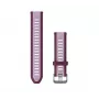 Garmin Quick Release 20 mm siliconen horlogeband, Berry/Lilac (010-11251-AK)