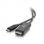 C2G USB-C naar HDMI adapterkabel - 1,83 m - zwart - 4K@60Hz - omkeerbare USB-C-stekker