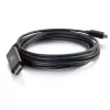 C2G USB-C naar HDMI adapterkabel - 1,83 m - zwart - 4K@60Hz - omkeerbare USB-C-stekker