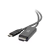 C2G USB-C naar HDMI adapterkabel - 1,83 m - zwart - 4K@60Hz - omkeerbare USB-C-stekker