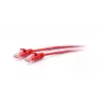 CABLES2GO C2G 3ft (0,9m) Cat6a Snagless Unshielded (UTP) Slim Ethernet-netwerkpatchkabel - rood
