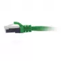 CABLES2GO C2G 7ft (2,1m) Cat6a Snagless Unshielded (UTP) Slim Ethernet-netwerkpatchkabel - geel