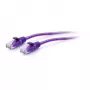 CABLES2GO C2G 3ft (0,9m) Cat6a Snagless Unshielded (UTP) Slim Ethernet-netwerkpatchkabel - paars