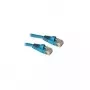 CABLES2GO CAT5e UTP patchkabel 1m blauw gegoten trekontlasting RJ45