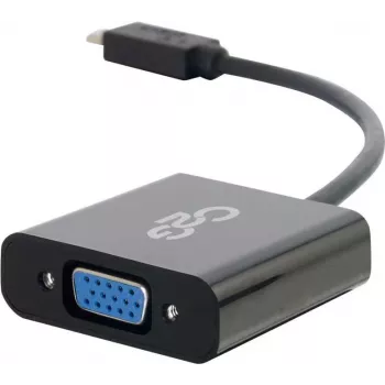 C2G USB 3.1 USB Type-C naar VGA adapter - USB-C naar VGA zwart