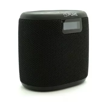 Pure Acoustics Pure Woodland Mini waterdichte outdoor-luidspreker met FM/DAB+ radio, zwart