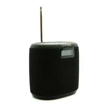 Pure Acoustics Pure Woodland Mini waterdichte outdoor-luidspreker met FM/DAB+ radio, zwart