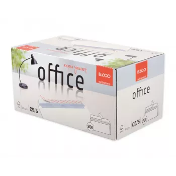 ELCO Office envelop C5/6 (114 x 229 mm), zonder venster, zelfklevend, 80 g/m², wit, 200 stuks (74532.12)