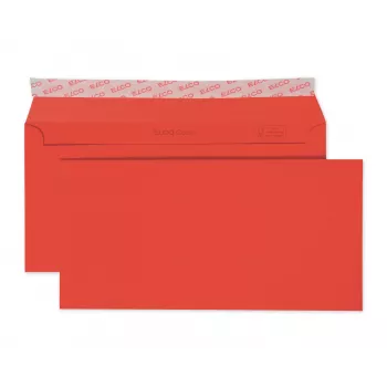ELCO Color envelop C5/6 (114 x 229 mm), zonder venster, 100 g/m², rood, 250 stuks (18833.92)