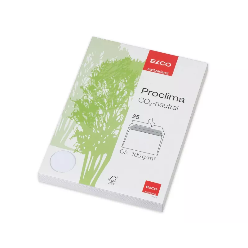 ELCO Proclima Envelop C5 (162 x 229 mm), zonder venster, zelfklevend, 100 g/m², 25 stuks (74270.20)