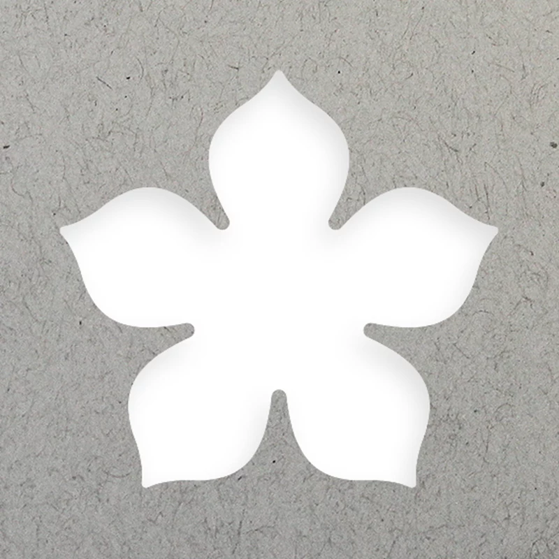 Artoz papier bloemenstansvorm 5 cm