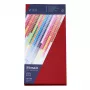 Artoz Papier Mosaic enveloppen DIN lang zonder venster rood 20 stuks