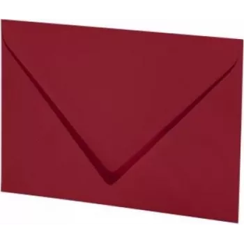 Artoz Papier Mosaic enveloppen DIN B6 zonder venster wijnrood gegomd 20-pack