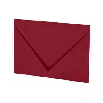 Artoz Papier Mosaic enveloppen DIN B6 zonder venster wijnrood gegomd 20-pack